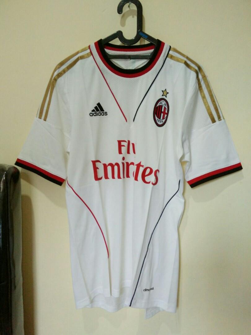 AAA Quality AC Milan 13/14 Away White Soccer Jersey